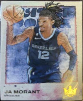 Ja Morant #2 Basketball Cards 2023 Panini Court Kings Water Color