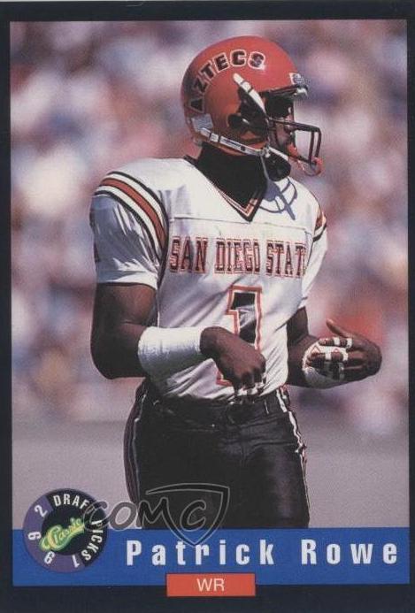 Patrick Rowe #43 Football Cards 1992 Classic Draft Picks