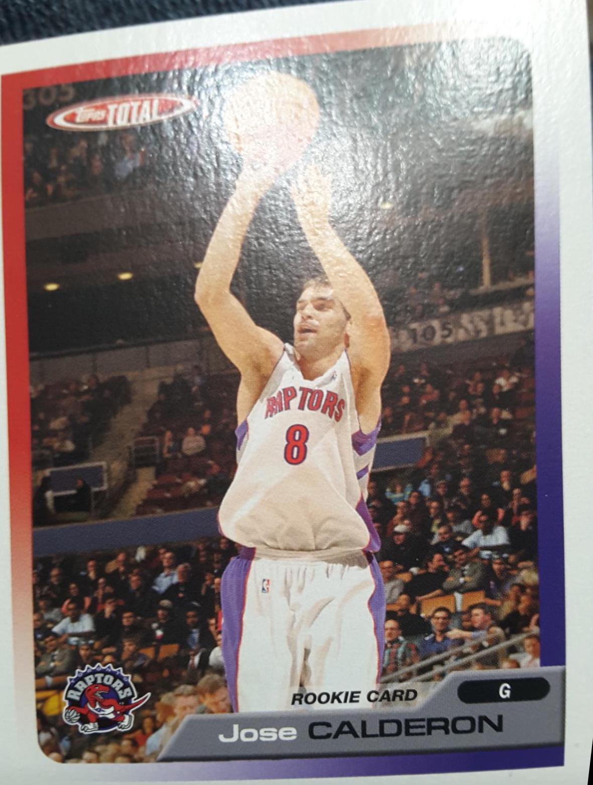 Jose Calderon #174 Basketball Cards 2005 Topps Total