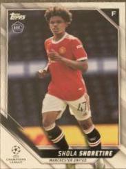 Shola Shoretire #21 Soccer Cards 2021 Topps UEFA Champions League