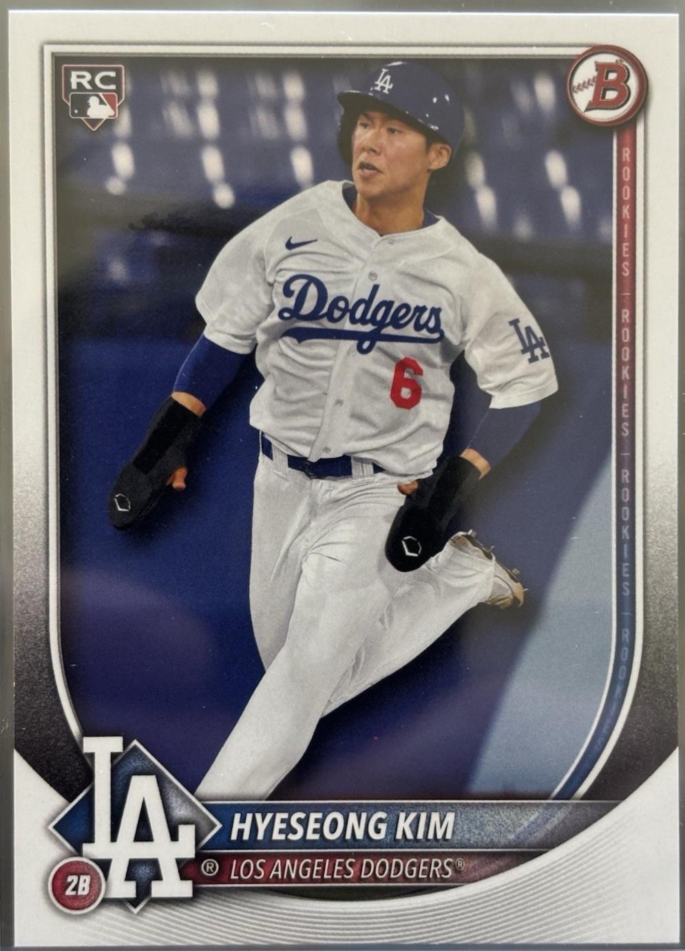 Hyeseong Kim #91 Baseball Cards 2025 Bowman