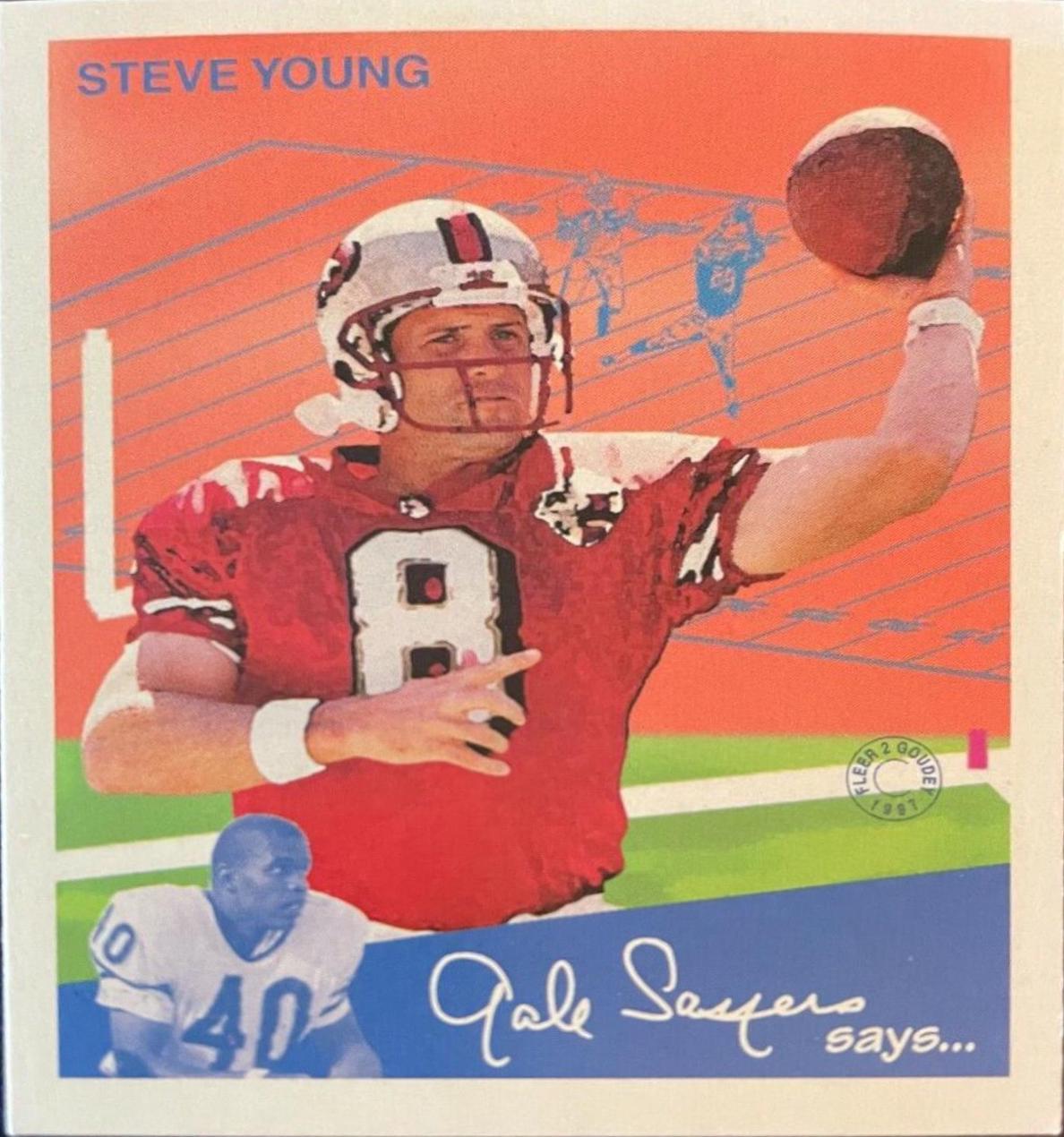 Steve Young #140 1997 Fleer Goudey II Football