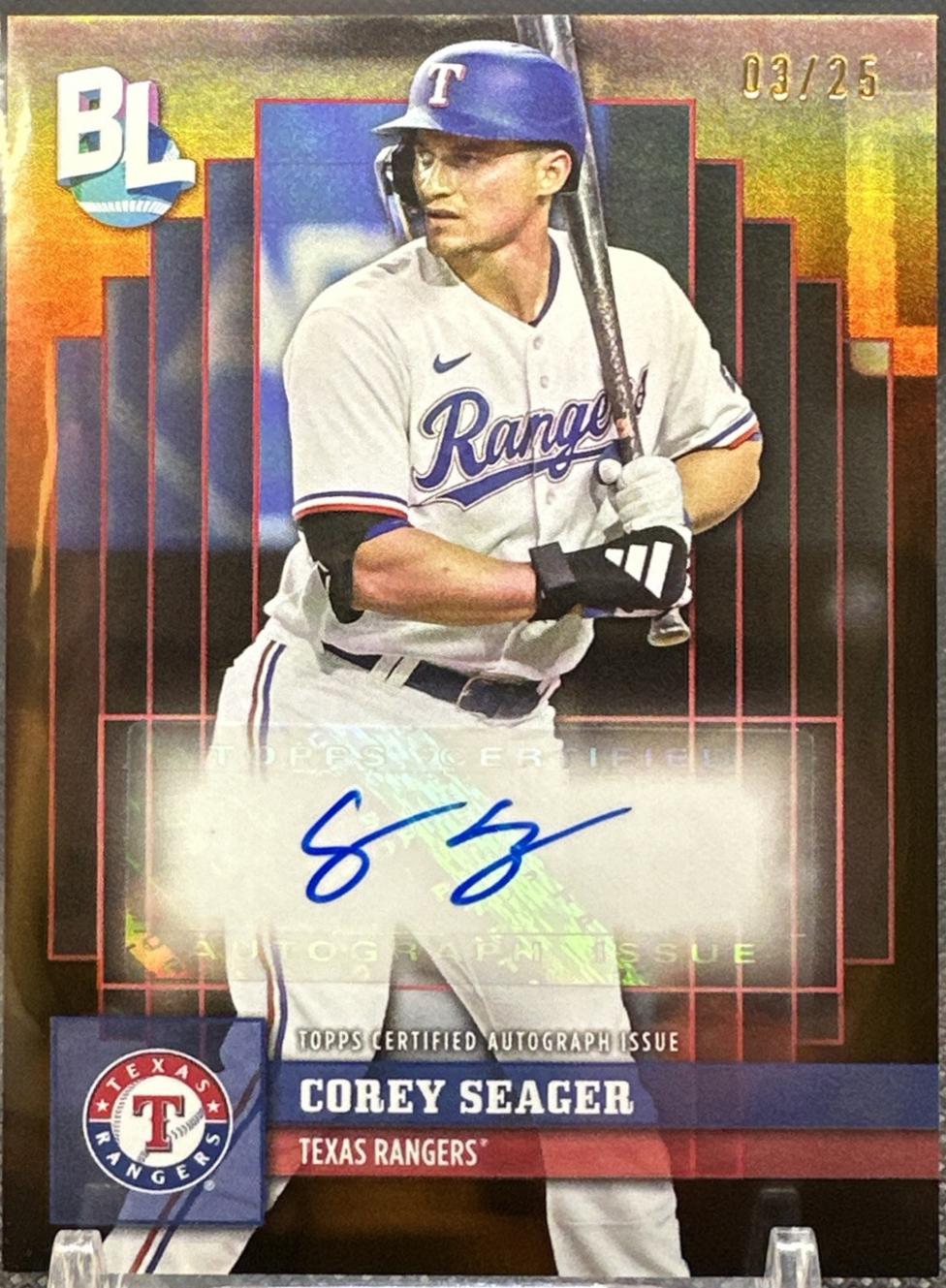 Corey Seager [Orange Foil] #BLA-CS