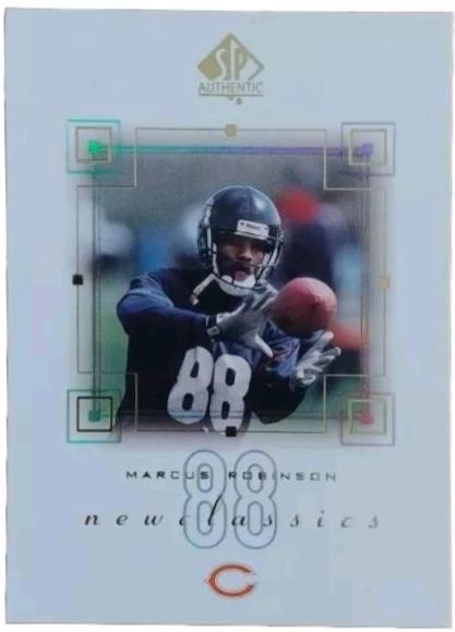 Marcus Robinson #NC8 Football Cards 2000 SP Authentic New Classics
