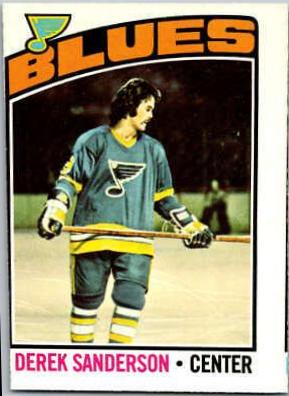 Derek Sanderson #20 Hockey Cards 1976 O-Pee-Chee
