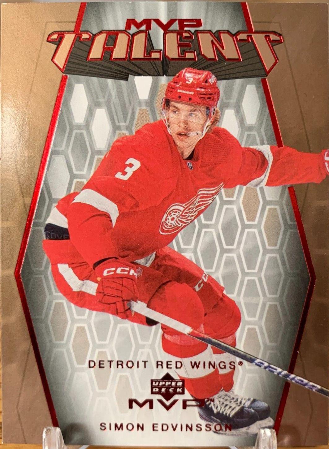 Simon Edvinsson #MT-100 Hockey Cards 2023 Upper Deck MVP 20th Anniversary