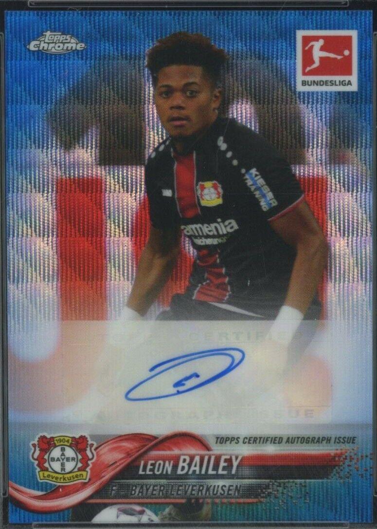 Leon Bailey [Autograph Blue Wave Refractor] #38