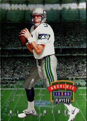 Rick Mirer #5 Football Cards 1996 Playoff Absolute