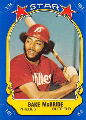 Bake McBride #31 Baseball Cards 1981 Fleer Star Stickers