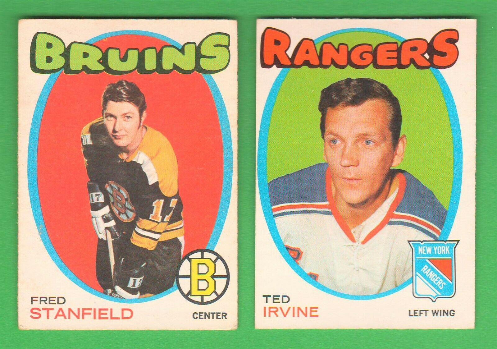 Fred Stanfield #7 Hockey Cards 1971 O-Pee-Chee