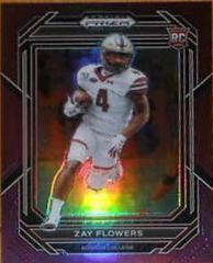 Zay Flowers [Purple] #143 Prices | 2023 Panini Prizm Draft Picks