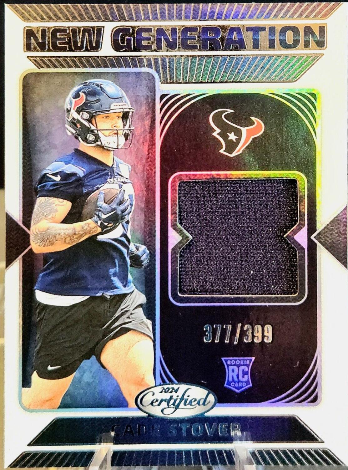 Cade Stover #NGS-CSR 2024 Panini Certified New Generation Jerseys Mirror Football