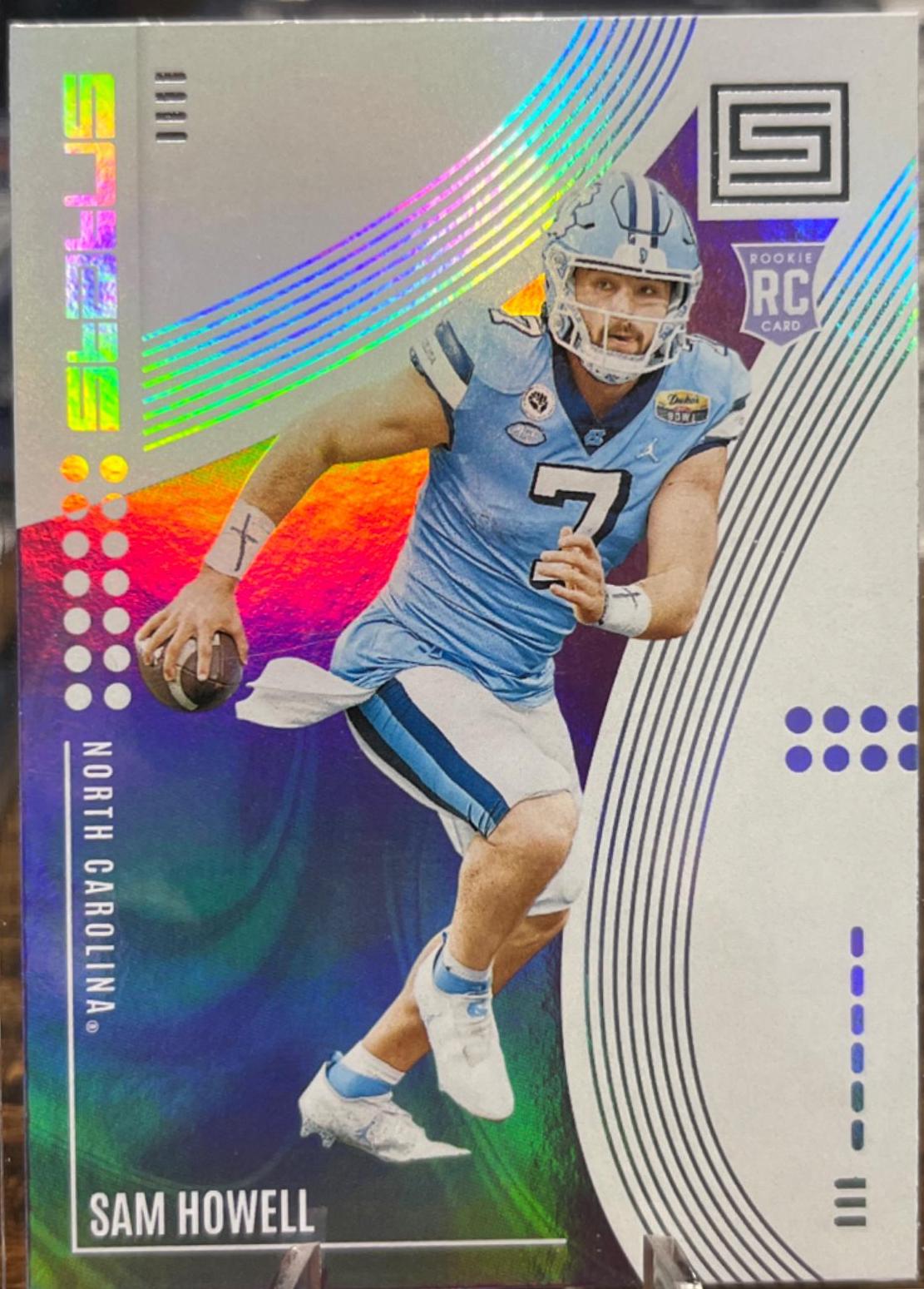 Sam Howell #16 Football Cards 2022 Panini Chronicles Draft Picks Status