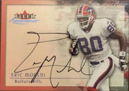Eric Moulds Football Cards 2000 Fleer Autographics