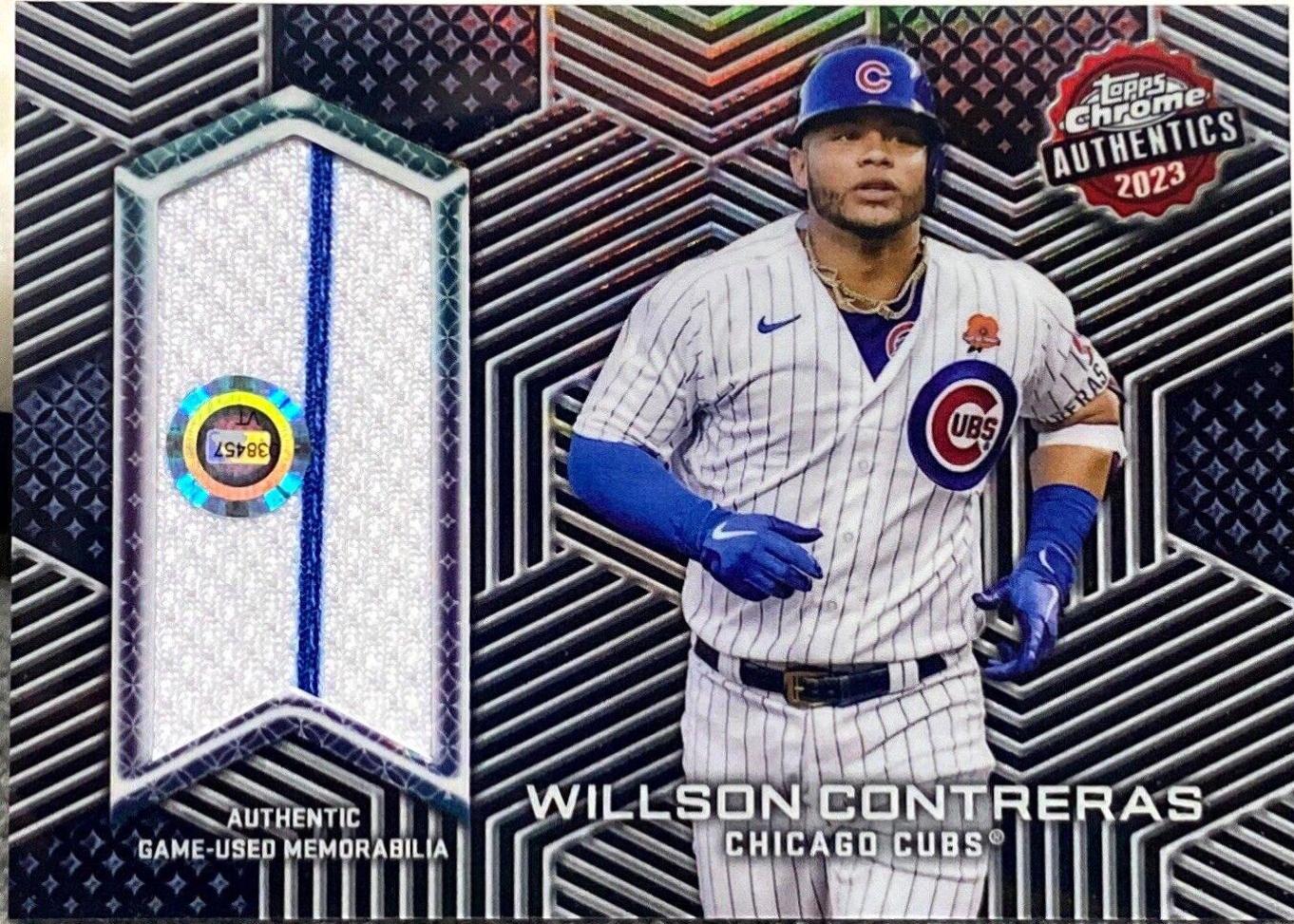Willson Contreras #TCA-WIC 2023 Topps Chrome Authentics Relics Baseball
