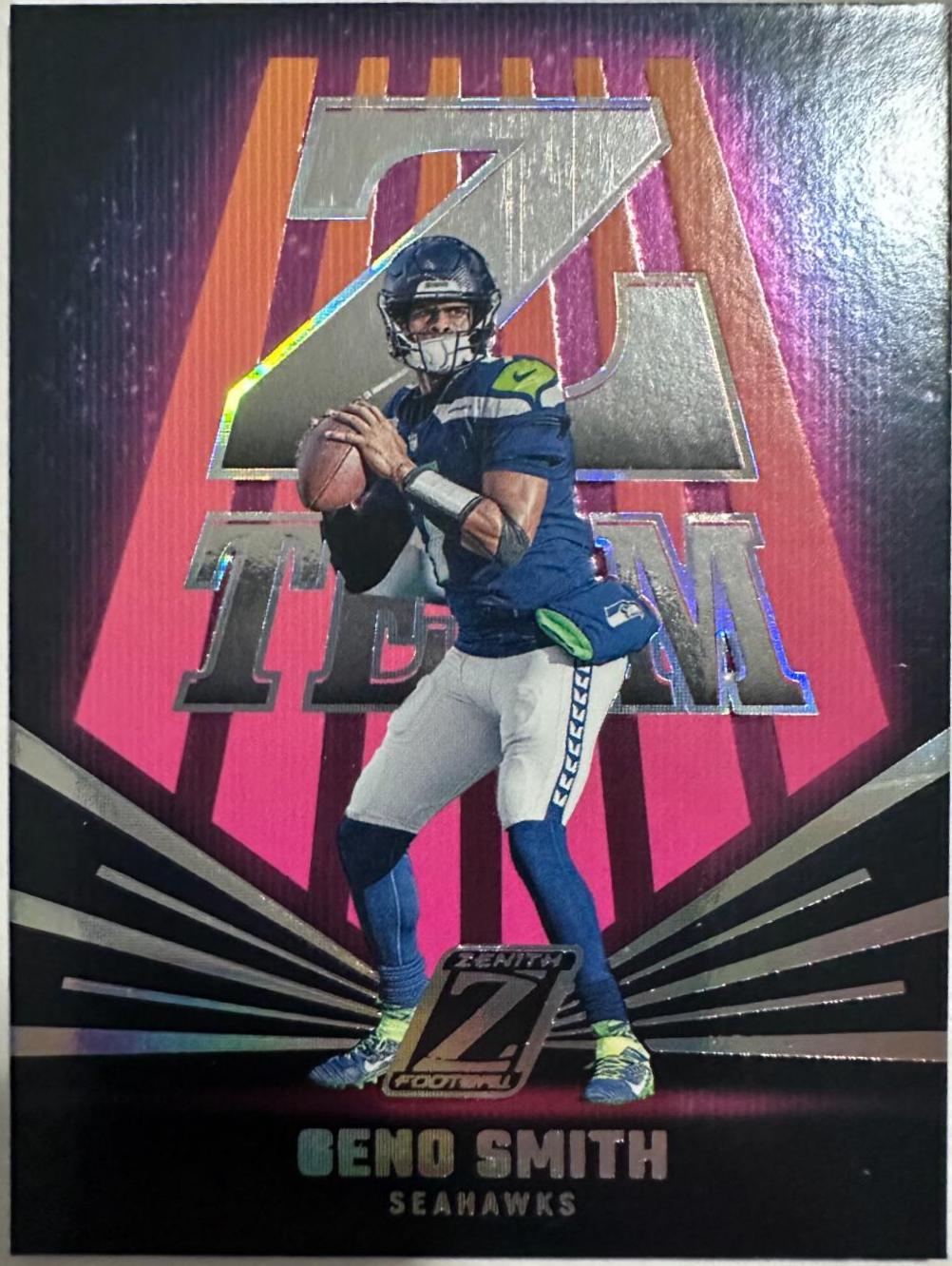 Geno Smith #4 Football Cards 2023 Panini Zenith Z-Team