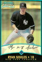 Ryan Soules [Refractor] #312 Baseball Cards 2001 Bowman Chrome Prices
