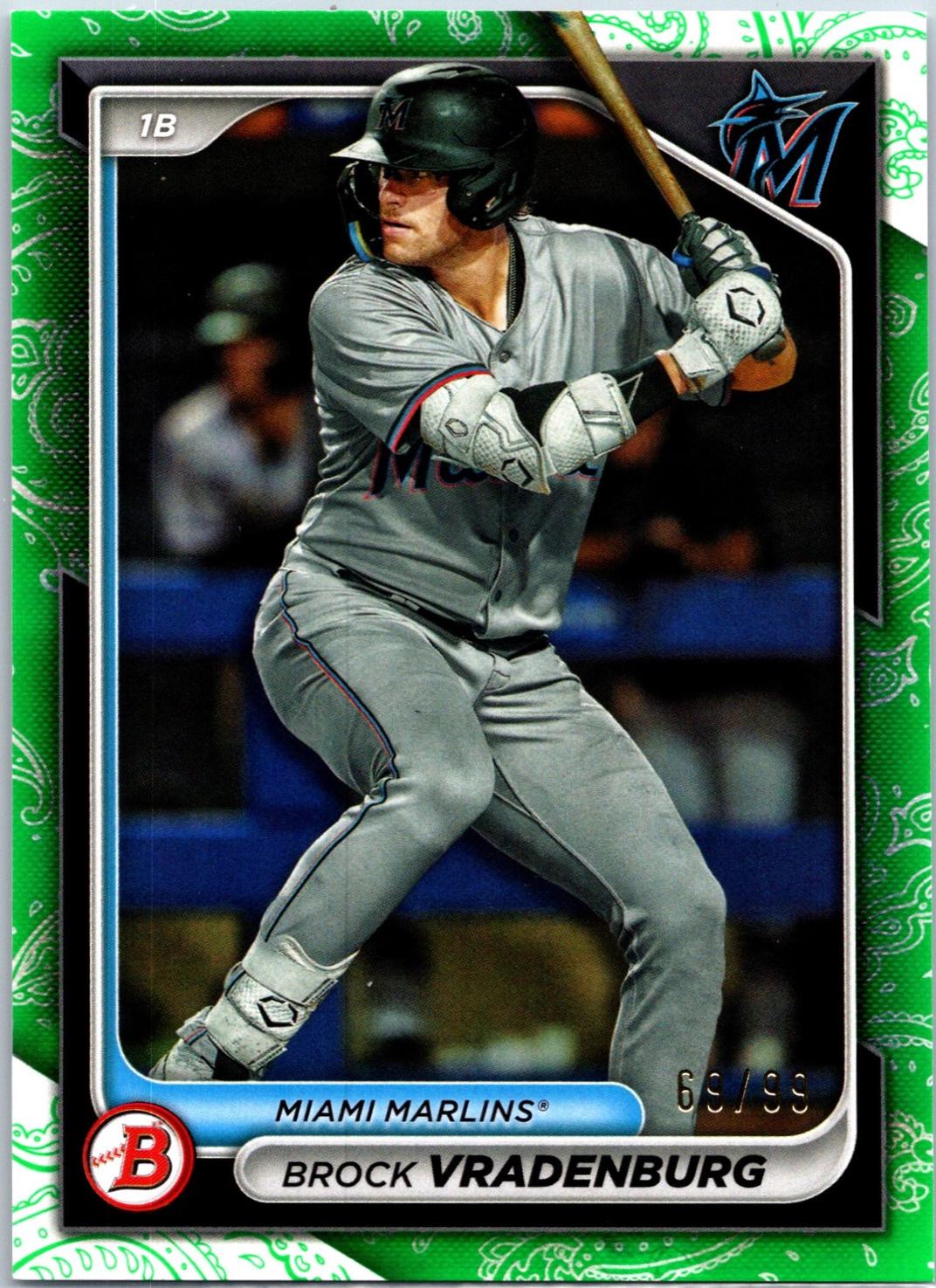 Brock Vradenburg [Green Pattern] #BP-62