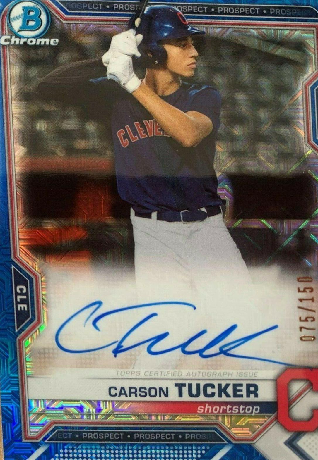 Carson Tucker [Blue Refractor] #BMA-CT
