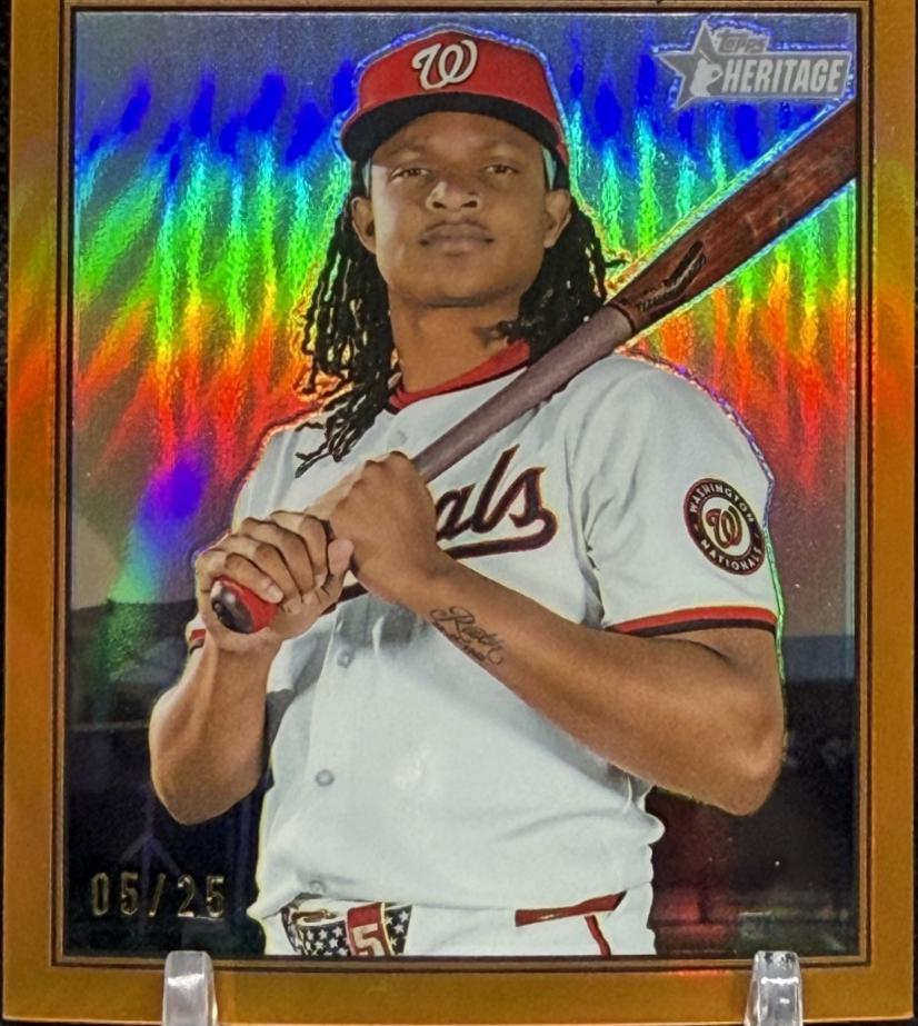 CJ Abrams [Orange Bordered Chrome] #349