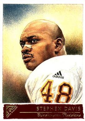 Stephen Davis #29 Football Cards 2001 Topps Gallery