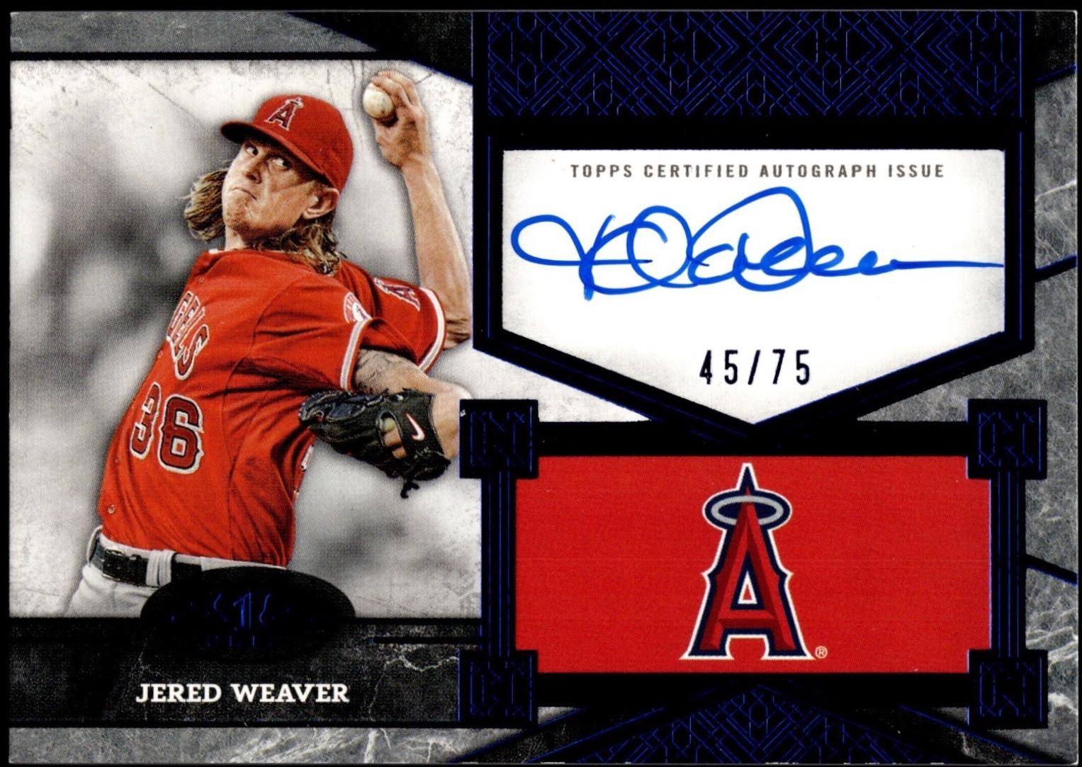 Jered Weaver [Blue Foil] #TSS-JW