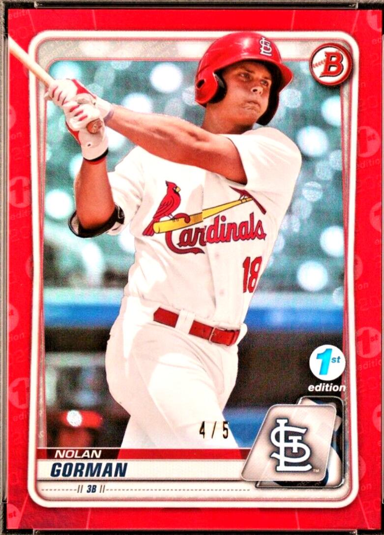 Nolan Gorman [Red Foil] #BFE-66