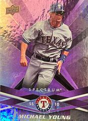 Michael Young #96 Baseball Cards 2009 Upper Deck Spectrum Prices