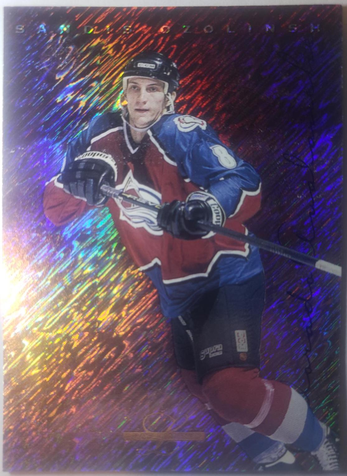 Sandis Ozolinsh #52 Hockey Cards 1995 Leaf Limited