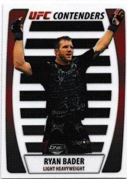 Ryan Bader #C-RB Ufc Cards 2011 Topps UFC Title Shot Contenders