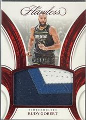 Rudy Gobert [Ruby] #43 Prices | 2024 Panini Flawless Patch 