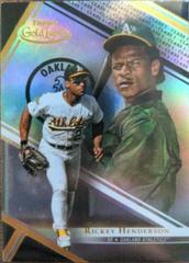 Rickey Henderson [Class 1 Black] #11 Prices | 2021 Topps Gold