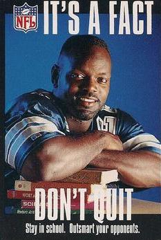Emmitt Smith: Don't Quit #3 Football Cards 1994 NFL Properties Artex FACT