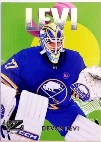 Devon Levi #42 2023 Skybox Metal Universe Z Force Hockey