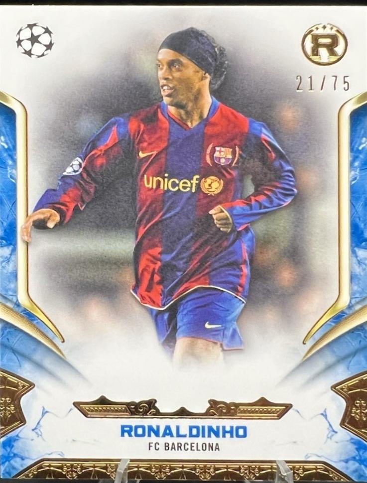 激レア・本人支給品】レナチーニョ選手 公式ウィンドブレーカー ACUORE Ronaldinho [Blue] #45 Prices | 2024 Topps Reverence UEFA | Soccer