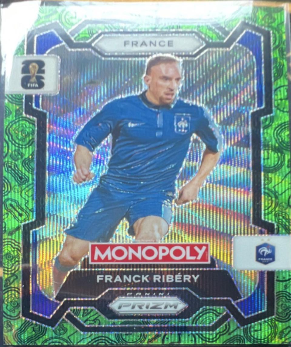 Franck Ribery [Green] #8 Prices | 2026 Panini Prizm Monopoly FIFA World ...