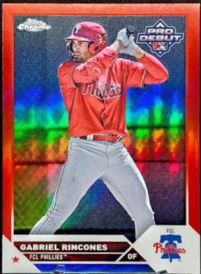 Gabriel Rincones [Red] #PDC-134 Prices | 2023 Topps Pro Debut Chrome ...