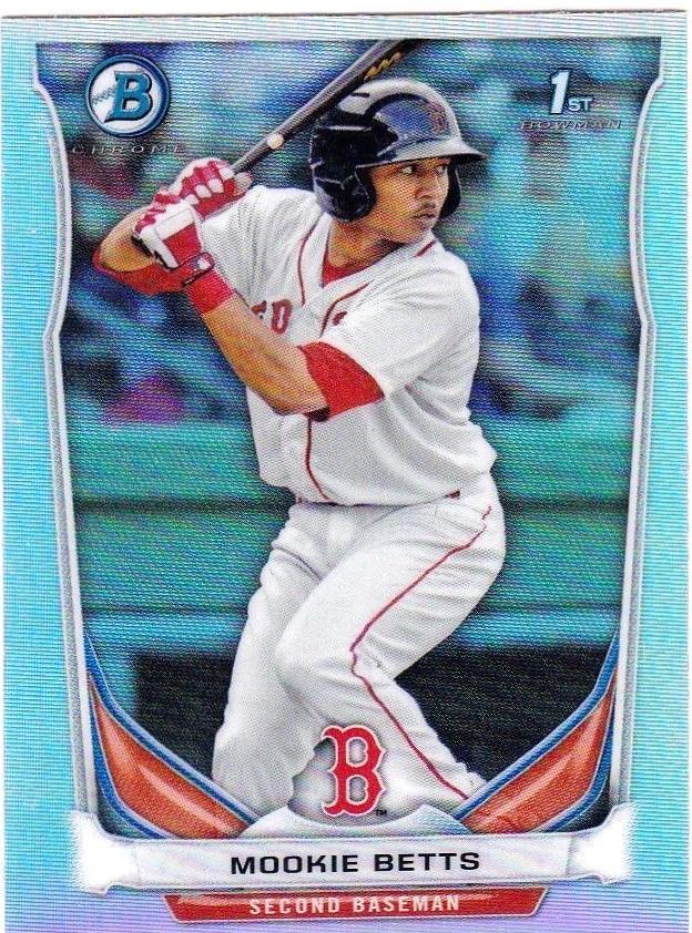 Mookie Betts [Yellow Refractor] #138