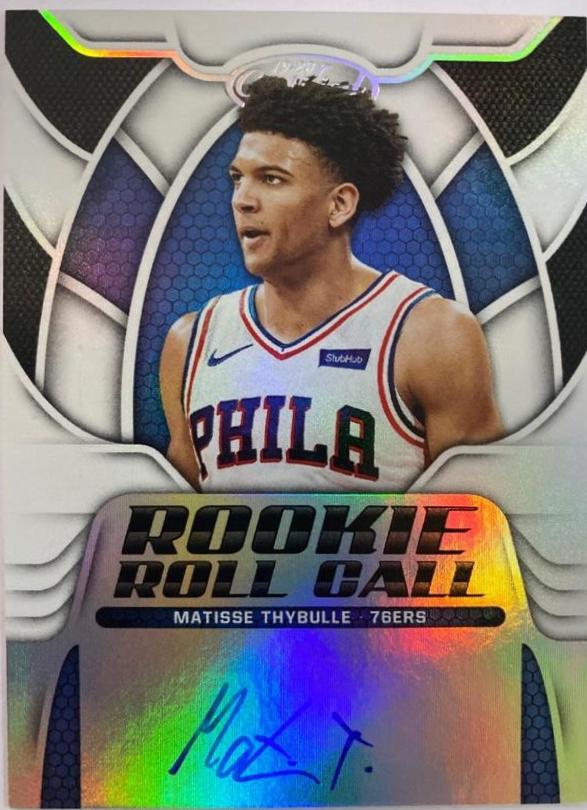 Matisse Thybulle #RC-MT Basketball Cards 2020 Panini Clearly Donruss Rookie Special