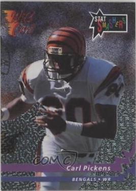 Carl Pickens #SS-12 Football Cards 1992 Wild Card Stat Smashers