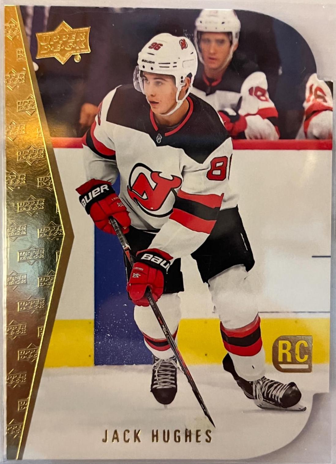 Jack Hughes #11 Hockey Cards 2019 Upper Deck 1994-95 Tribute Die Cuts