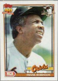 Frank Robinson #639 1991 Topps Desert Shield Baseball