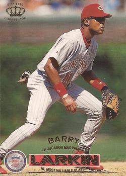Barry Larkin #50 Baseball Cards 1996 Pacific Crown Collection
