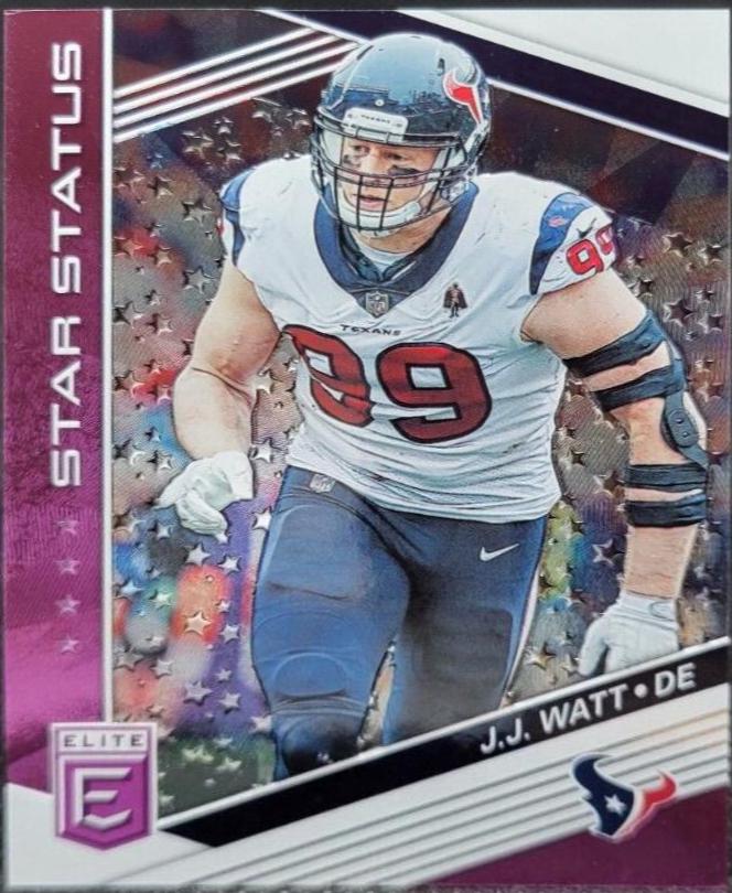 J.J. Watt #SS-15 Football Cards 2019 Panini Donruss Elite Star Status