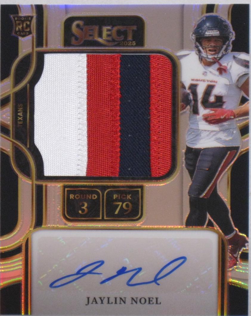 Jaylin Noel #PSS-JNL 2025 Panini Select Prime Selections Prizm Signature Football