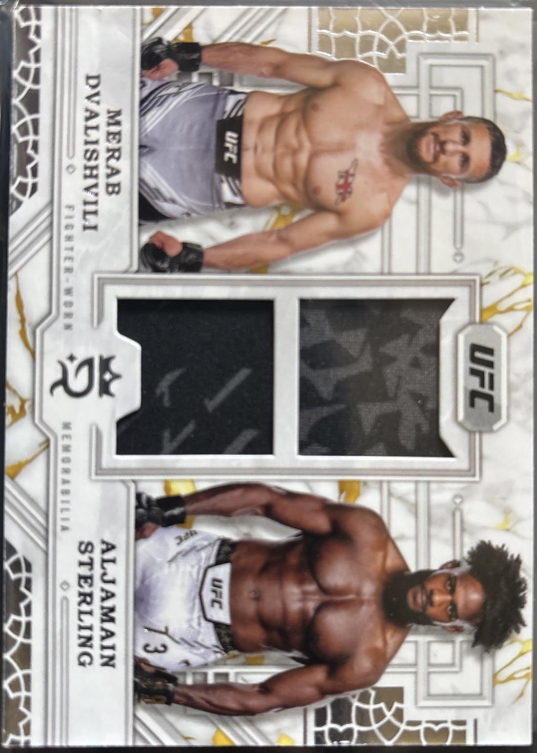 Aljamain Sterling / Merab Dvalishvili #PSP-12 Ufc Cards 2024 Topps Royalty UFC Prodigious Pairing