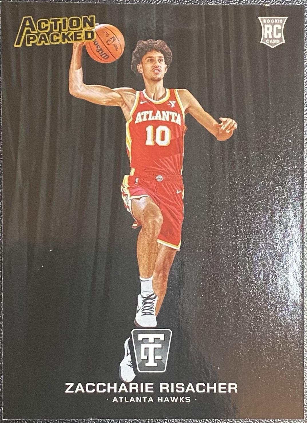 Zaccharie Risacher #5 Basketball Cards 2024 Panini Totally Certified Action Packed