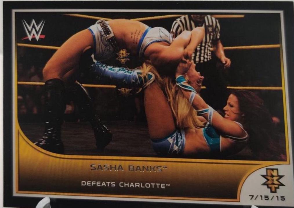 Sasha Banks #102 Wrestling Cards 2016 Topps WWE Road to Wrestlemania