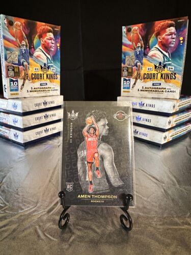 Amen Thompson #147 Basketball Cards 2023 Panini Court Kings
