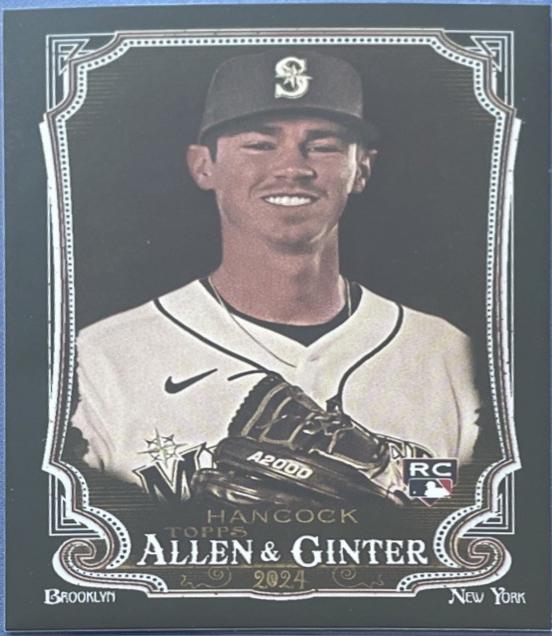 Emerson Hancock #21 2024 Topps Allen & Ginter X Baseball